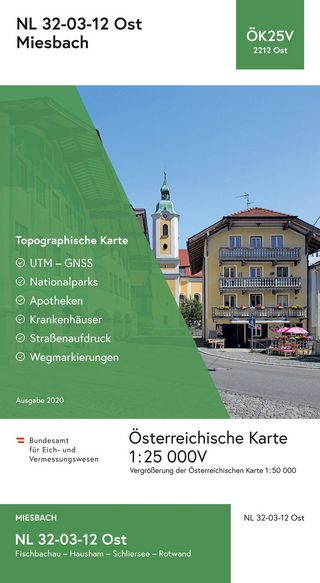 BEV-Karte 2212-Ost, Miesbach 1:25 000V