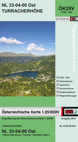 BEV-Karte 3106-Ost, Turracherhöhe 1:25 000V