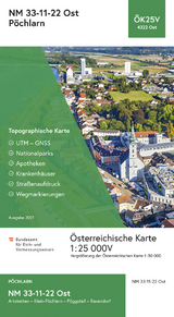 BEV-Karte 4322-Ost, P&ouml;chlarn 1:25 000V - 