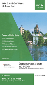 BEV-Karte 5326-West, Schwechat 1:25 000V - 