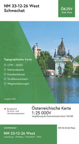 BEV-Karte 5326-West, Schwechat 1:25 000V