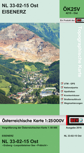 BEV-Karte 4215-Ost, Eisenerz 1:25 000V