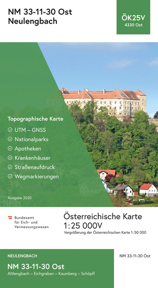 BEV-Karte 4330-Ost, Neulengbach 1:25 000V