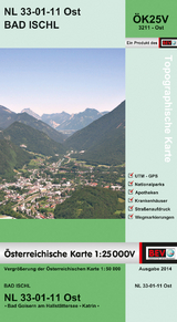 BEV-Karte 3211-Ost, Bad Ischl 1:25 000V - 