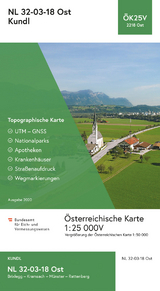 BEV-Karte 2218-Ost, Kundl 1:25 000V - 
