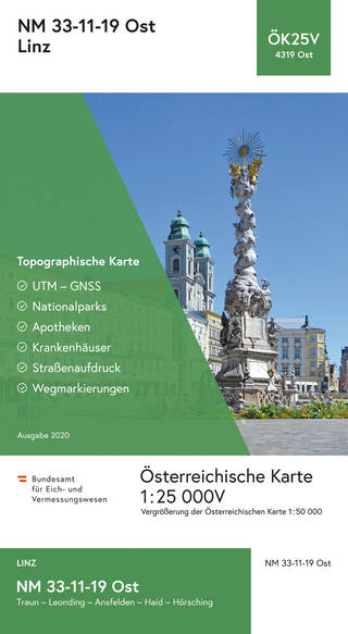 BEV-Karte 4319-Ost, Linz 1:25 000V