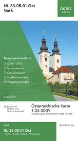 BEV-Karte 4101-Ost, Gurk 1:25 000V - 