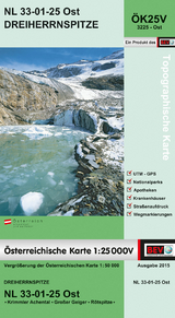 BEV-Karte 3225-Ost, Dreiherrnspitze 1:25 000V - 