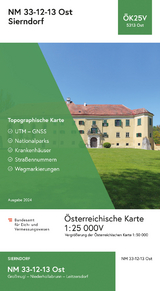 BEV-Karte 5313-Ost, Sierndorf 1:25 000V - 