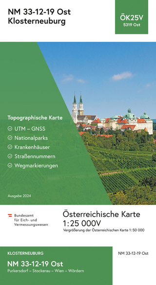 BEV-Karte 5319-Ost, Klosterneuburg 1:25 000V