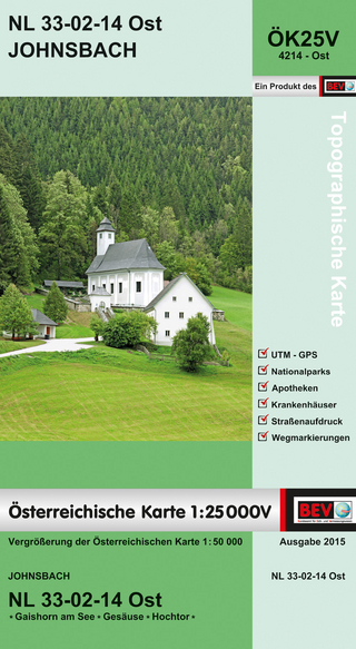 BEV-Karte 4214-Ost, Johnsbach 1:25 000V