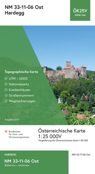 BEV-Karte 4306-Ost, Hardegg 1:25 000V