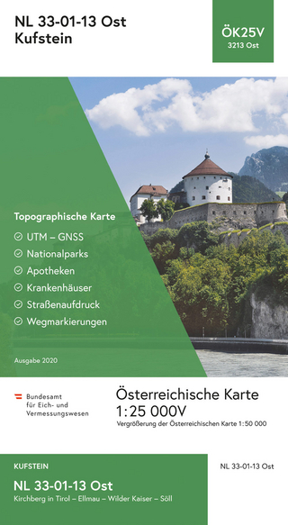 BEV-Karte 3213-Ost, Kufstein 1:25 000V
