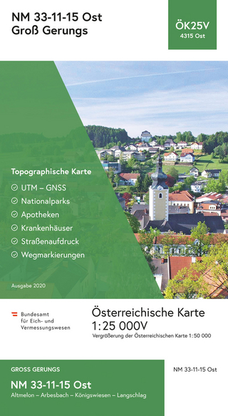 BEV-Karte 4315-Ost, Groß Gerungs 1:25 000V