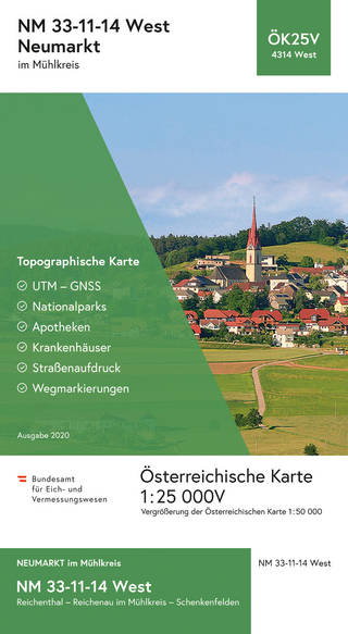 BEV-Karte 4314-West, Neumarkt im Mühlkreis 1:25 000V