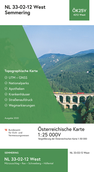 BEV-Karte 4212-West, Semmering 1:25 000V