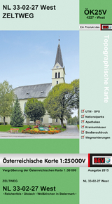 BEV-Karte 4227-West, Zeltweg 1:25 000V - 