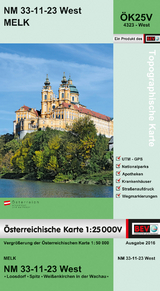 BEV-Karte 4323-West, Melk 1:25 000V - 