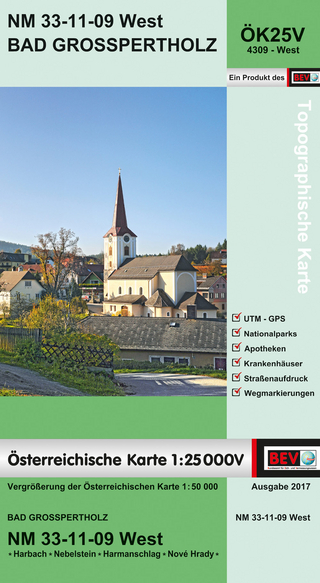 BEV-Karte 4309-West, Bad Großpertholz 1:25 000V