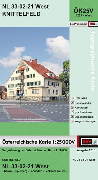 BEV-Karte 4221-West, Knittelfeld 1:25 000V