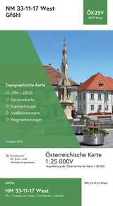 BEV-Karte 4317-West, Gf&ouml;hl 1:25 000V - 