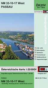 BEV-Karte 3317-West, Passau 1:25 000V - 