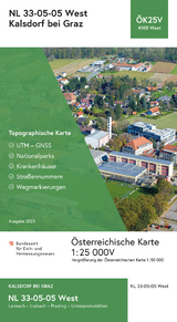 BEV-Karte 4105-West, Kalsdorf bei Graz 1:25 000V - 