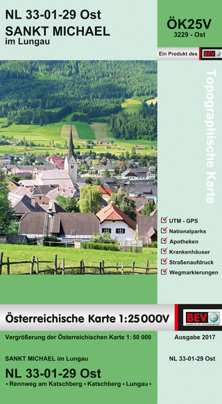 BEV-Karte 3229-Ost, Sankt Michael im Lungau 1:25 000V