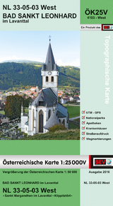 BEV-Karte 4103-West, Bad St. Leonhard im Lavanttal 1:25 000V - 