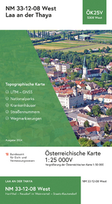 BEV-Karte 5308-West, Laa an der Thaya 1:25 000V - 