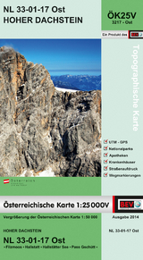 BEV-Karte 3217-Ost, Hoher Dachstein 1:25 000V - 
