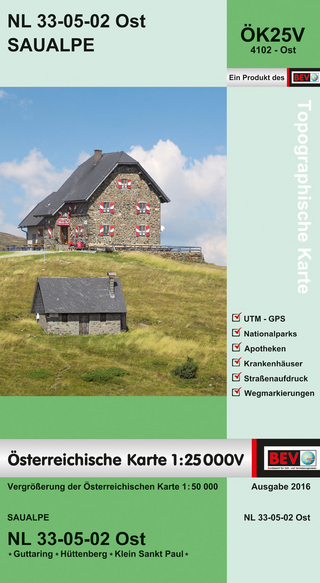 BEV-Karte 4102-Ost, Saualpe 1:25 000V