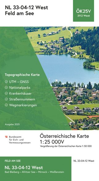BEV-Karte 3112-West, Feld am See 1:25 000V