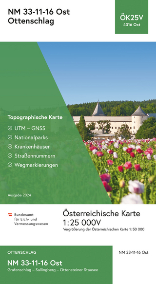 BEV-Karte 4316-Ost, Ottenschlag 1:25 000V