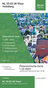 BEV-Karte 4228-West, Voitsberg 1:25 000V - 