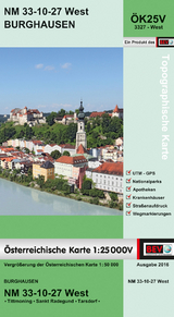BEV-Karte 3327-West, Burghausen 1:25 000V - 