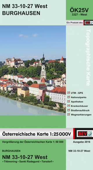 BEV-Karte 3327-West, Burghausen 1:25 000V