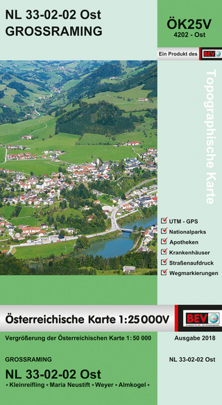 BEV-Karte 4202-Ost, Großraming 1:25 000V