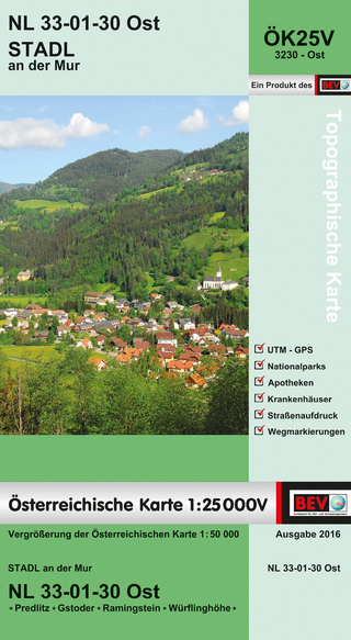 BEV-Karte 3230-Ost, Stadl an der Mur 1:25 000V