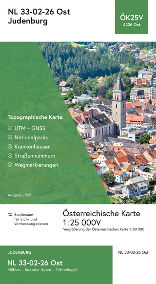 BEV-Karte 4226-Ost, Judenburg 1:25 000V