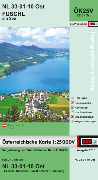 BEV-Karte 3210-Ost, Fuschl am See 1:25 000V