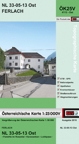 BEV-Karte 4113-Ost, Ferlach 1:25 000V - 