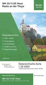 BEV-Karte 4305-West, Raabs an der Thaya 1:25 000V - 