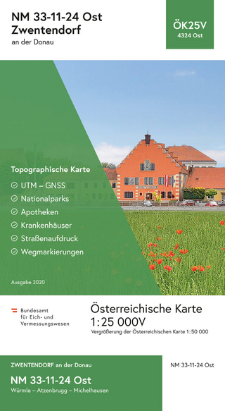 BEV-Karte 4324-Ost, Zwentendorf an der Donau 1:25 000V