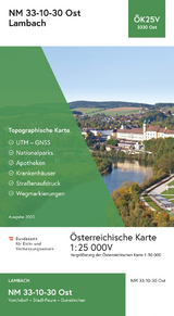 BEV-Karte 3330-Ost, Lambach 1:25 000V - 