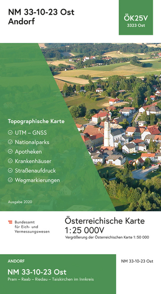 BEV-Karte 3323-Ost, Andorf 1:25 000V