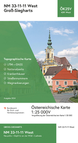 BEV-Karte 4311-West, Gro&szlig;-Siegharts 1:25 000V - 