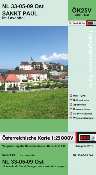 BEV-Karte 4109-Ost, St. Paul im Lavanttal 1:25 000V