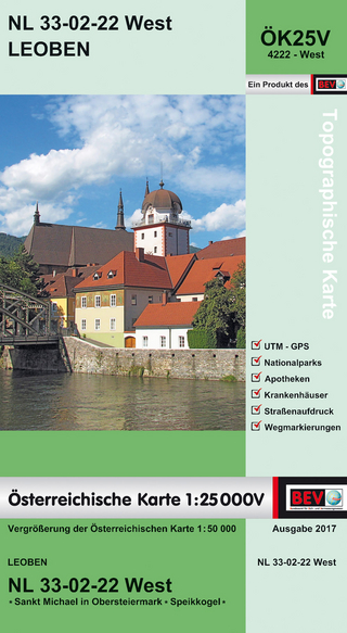 BEV-Karte 4222-West, Leoben 1:25 000V