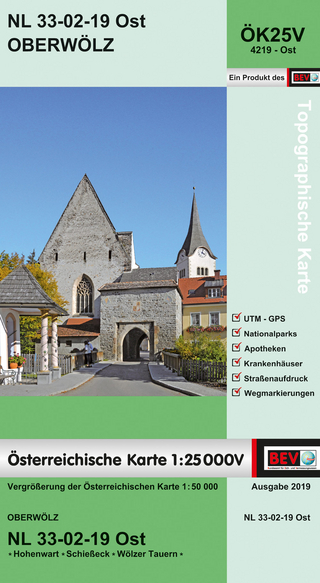 BEV-Karte 4219-Ost, Oberwölz 1:25 000V